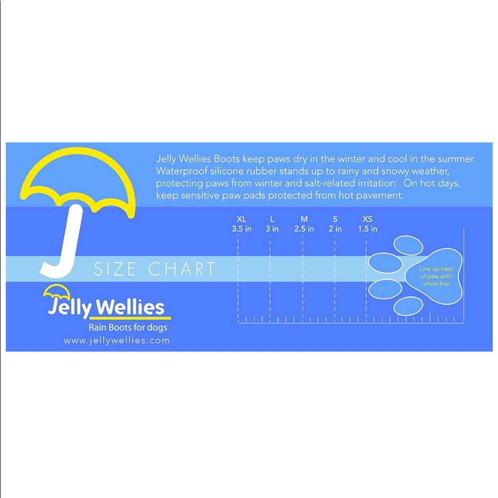 COPY - Jelly Wellies Rain or Shine Waterproof Dog Boot - Picture 6 of 7